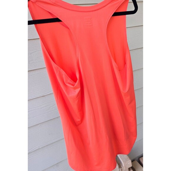 Athletic Works Neon Orange Running Sleeveless Tank Top Size Large - Picture 2 of 3